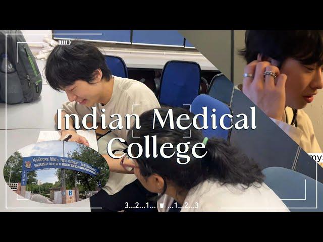 I became a medical student for a day in India  | Korean in India #korea #india #medicalstudent