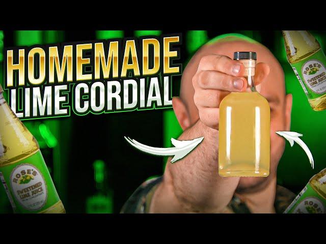 How to make a LIME CORDIAL in 5 minutes @TheDrCork