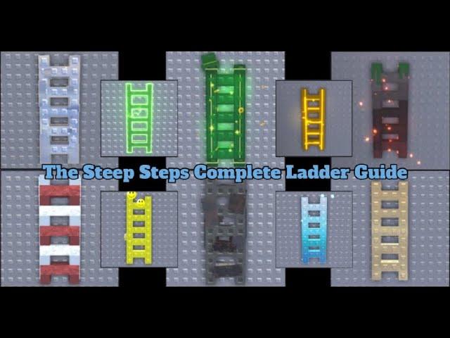 THE COMPLETE STEEP STEPS LADDER GUIDE: How to get ALL free ladders.