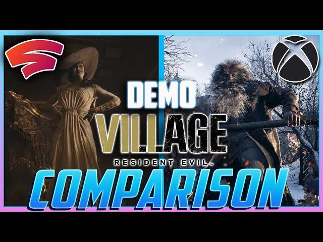 Google Stadia vs Xbox Series X 4K -  Resident Evil: Village Demo Comparison