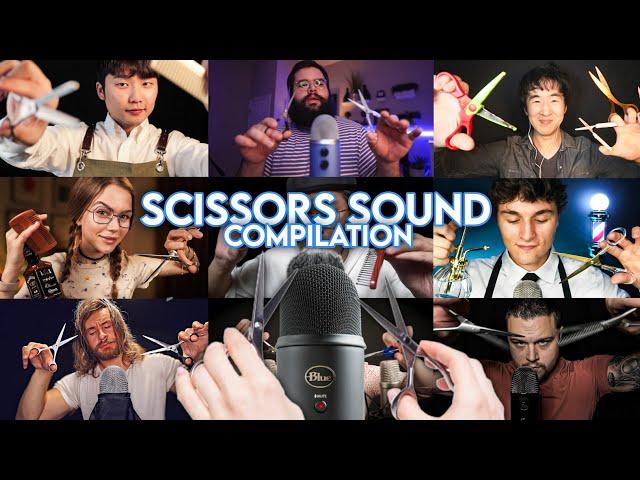 ASMR Best Scissors Sounds ️ (Compilation) Pt 2