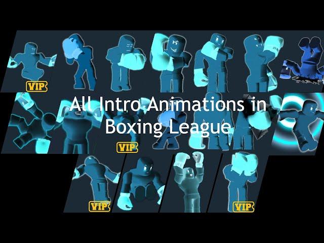 All Intro Animations | Roblox Boxing League (2023)