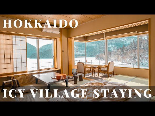 Niseko or Kotan? Staying in Hokkaido and night watching in UNBELIEVABLE village MADE OF ICE | Japan