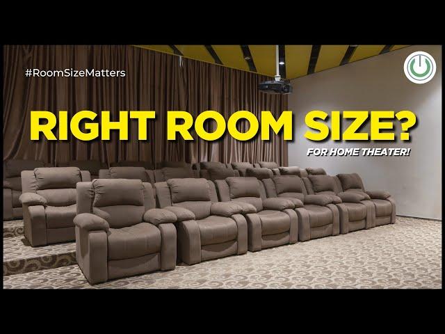 Small Room vs Big Room for Home Cinema | Minimum Room Size for Home Theater | Ideal Room Size