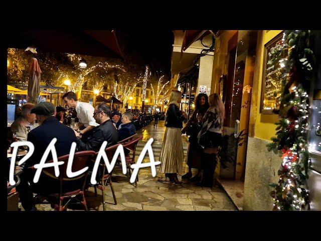 PALMA  CHRISTMAS walk in MALLORCA island | Spain 2024