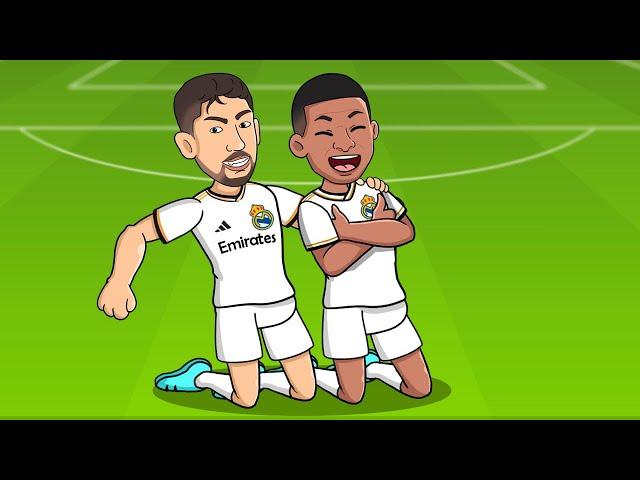 How Mbappe Overcame Difficulties and Scored Goals at Real Madrid | Football Animation