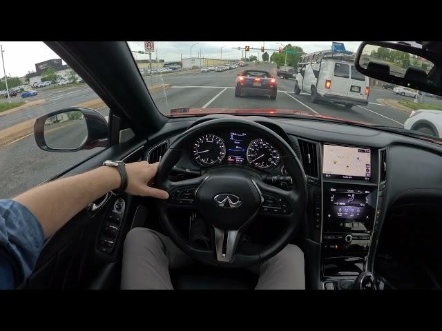 2021 Infiniti Q50 Red Sport 400 - POV Test Drive | 0-60