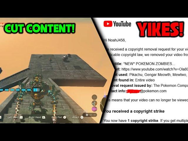 BIG WARNING to Nintendo Content Creators! + Cut Content From Tears of the Kingdom!