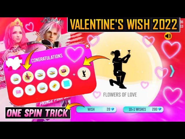 Valentine's Wish Event Free Fire | Rose Emote Return ff | Kitna Diamond Lagega | Free Fire New Event
