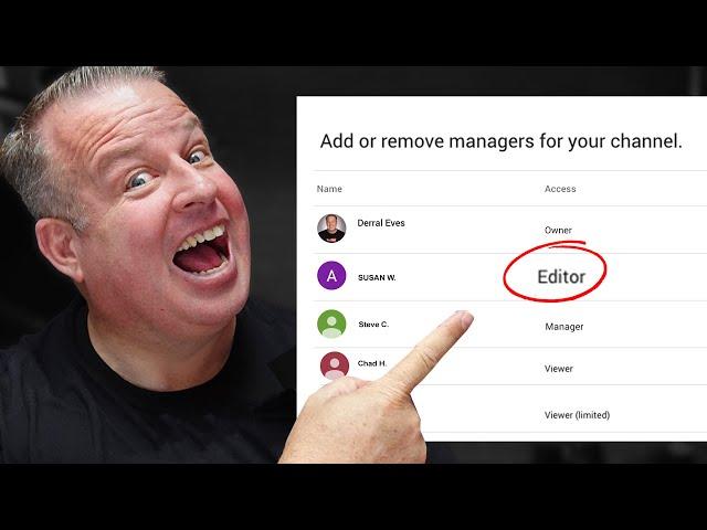 NEW! Add Editors & Managers to Your YouTube Channel