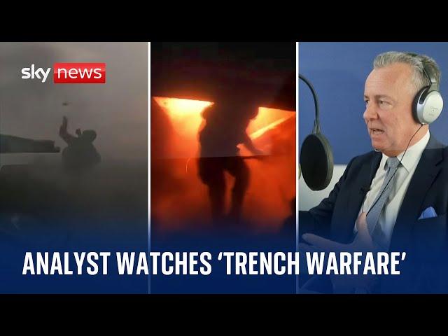 Ukraine War: Military analyst watches footage 'reminiscent of WW1 trench warfare'