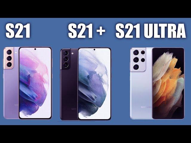 Samsung Galaxy S21 vs S21 Plus vs S21 Ultra. ВСЕ, ЧТО ВЫ ХОТЕЛИ ЗНАТЬ. Полное сравнение флагманов.