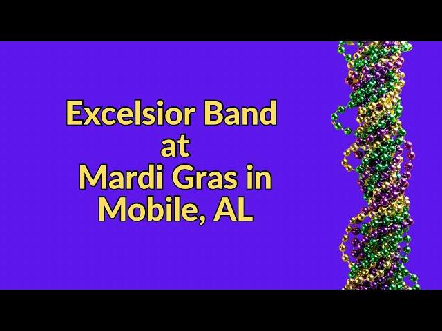 Excelsior Band at Mobile Mardi Gras