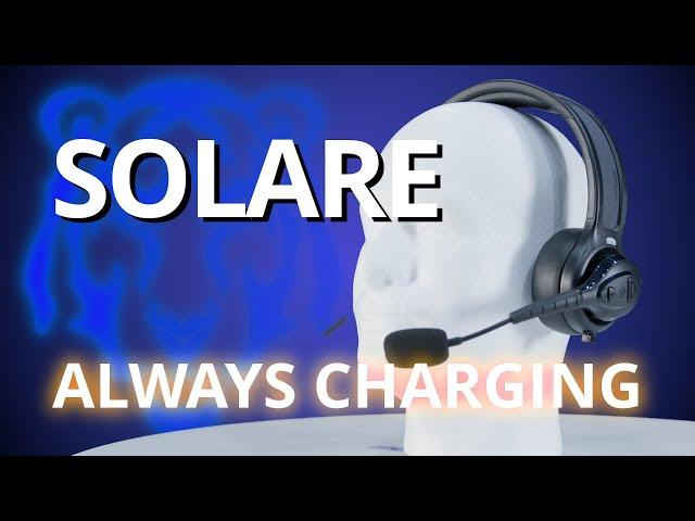 Blue Tiger Solare - The World's First Self-Charging, Bluetooth Headset!