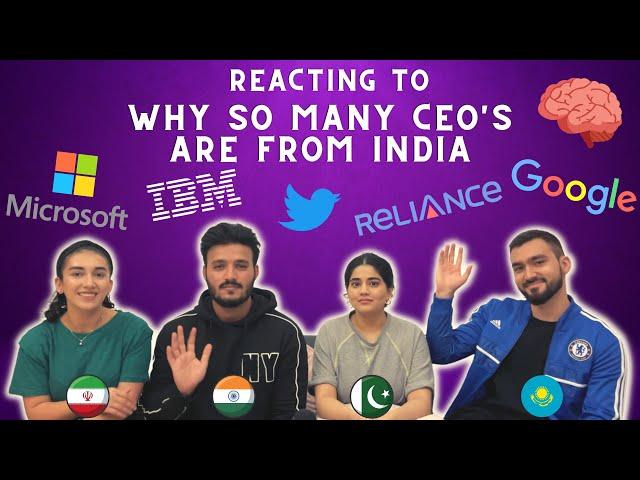 'WHY SO MANY CEO'S ARE INDIANS' REACTION | Unbelievable | Foreigners React