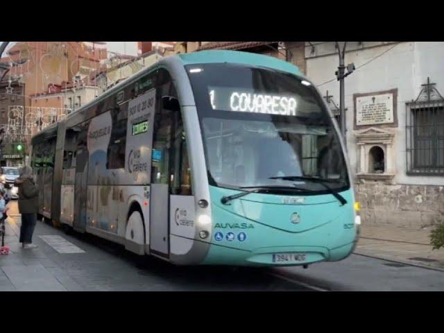 Buses in Valladolid, Spain 2024