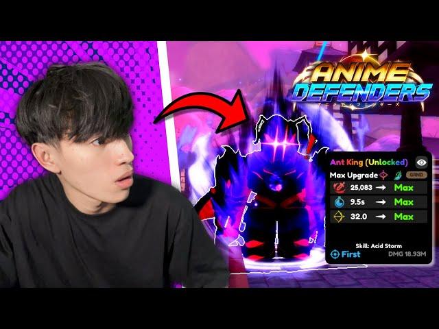 25K DAMAGE! SHINY ANT KING (UNLOCKED) | Anime Defenders #1