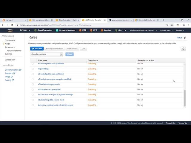 How to create managed AWS Config rules in AWS GovCloud (US)