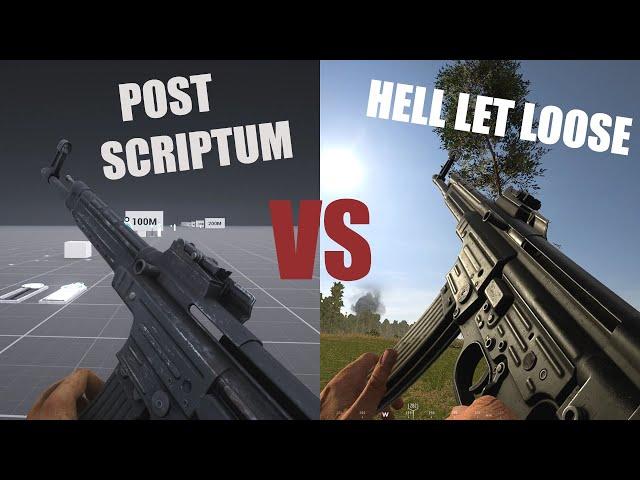 Post Scriptum vs  Hell Let Loose (Update 11) - Weapon SFX Comparison