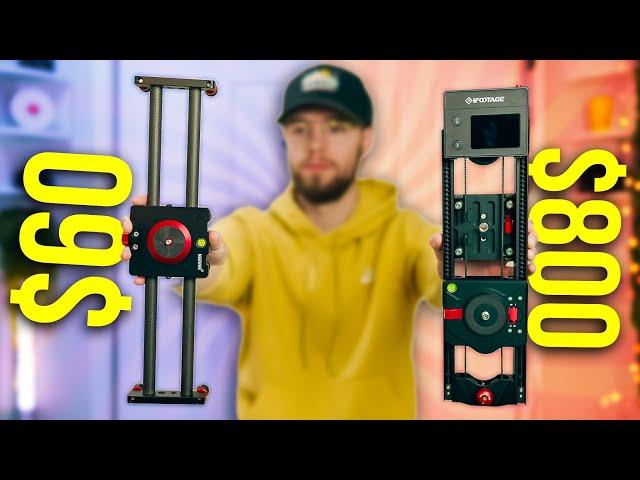 $60 vs $800 CAMERA SLIDER!