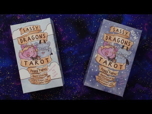 Sassy Dragons Tarot - PROTOTYPE PREVIEW 