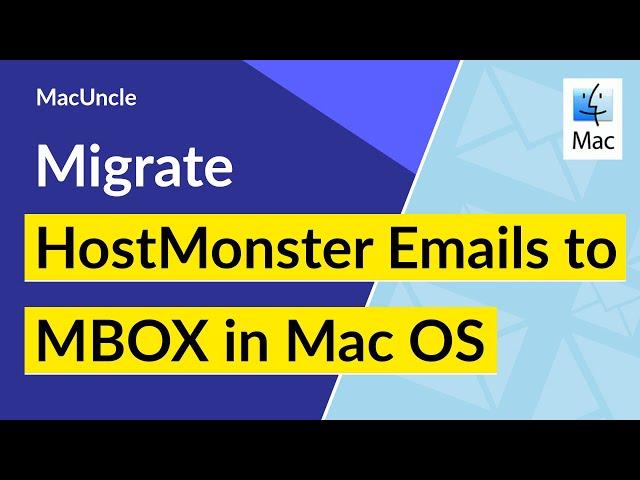 How to Convert HostMonster Emails to MBOX File in Mac OS ?