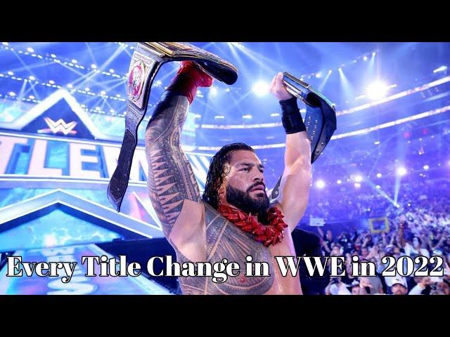 Every Title Change in WWE in 2022 (New Year’s Special)