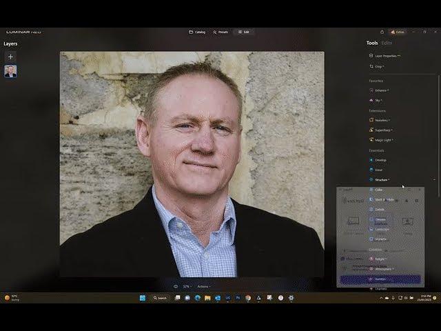 Luminar Neo Portrait Background Replacement