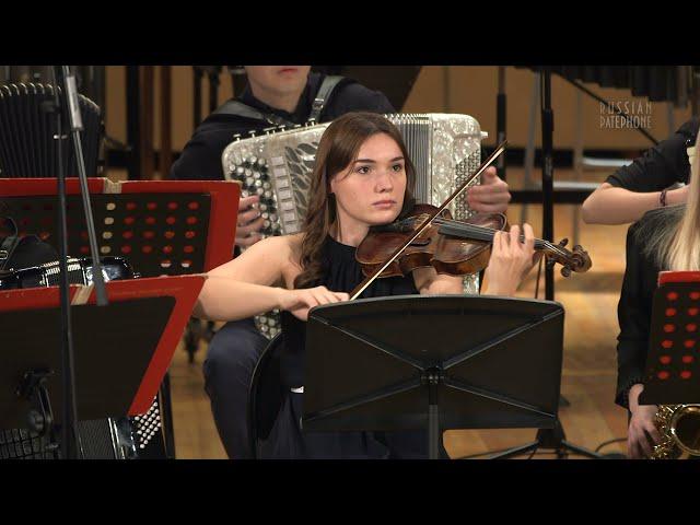 PIAZZOLLA Triunfal - Gnesin Academy bayan players and accordionists Orchestra / ПЬЯЦЦОЛЛА Триунфал