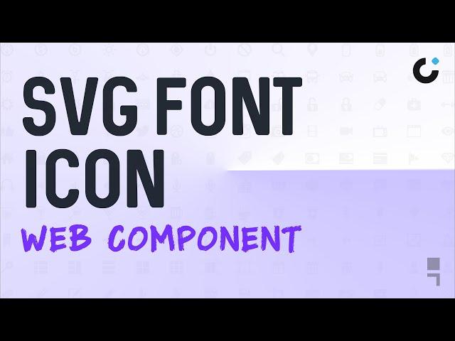 SVG Font Icon Web Component