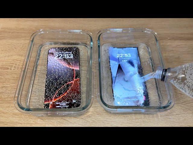 iPhone 16 Pro Max vs Samsung Galaxy S24 Ultra - Sparkling Water FREEZE Test!