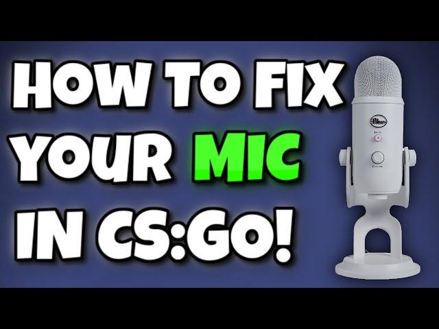 How To FIX In-Game MIC In CS:GO! *2024* (WORKING)