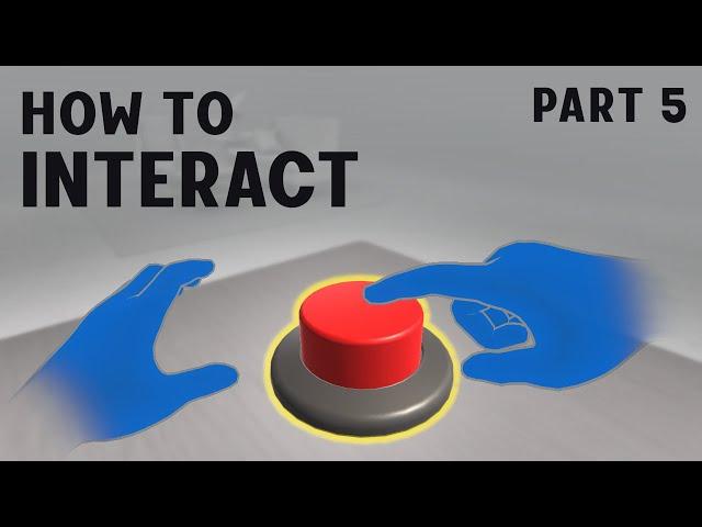 Poke Interaction and Button - Oculus Interaction SDK - PART 5