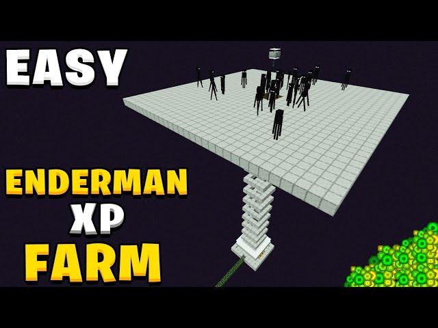 Easy Enderman Xp farm for Minecraft 1.21