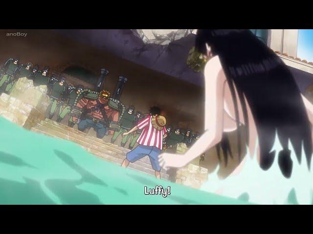 Moment bertemunya Luffy dengan Boa Hancock Lagi di Wano | Episode 895          Lagi mandi  OMG