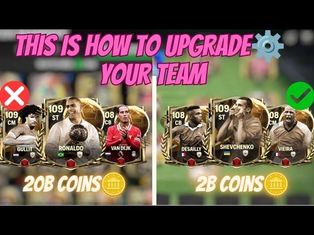 This How I Upgrade my team in FC mobile 