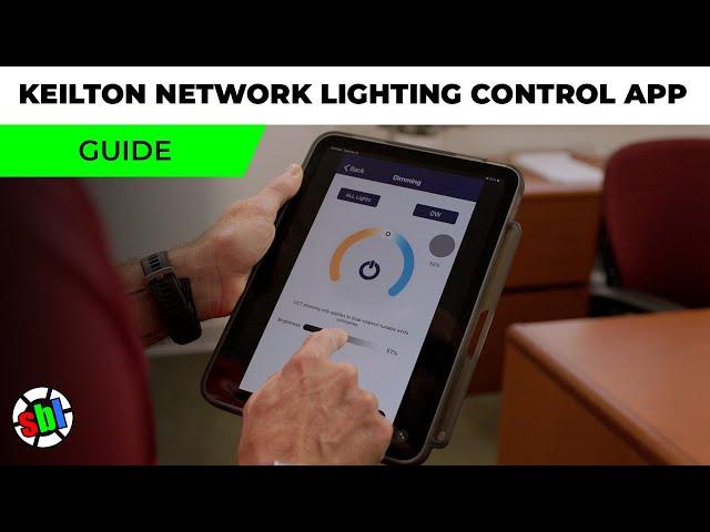 How to Use the Keilton Network Lighting Control App
