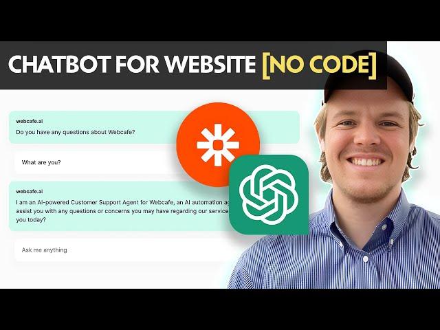 Add ChatGPT Chatbot To Your Website Using Zapier Interfaces | Tutorial