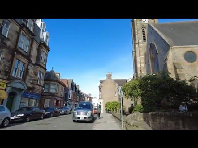 󠁧󠁢󠁳󠁣󠁴󠁿NORTH BERWICK Walk: in the Town and to train station / Scotland (no talking)