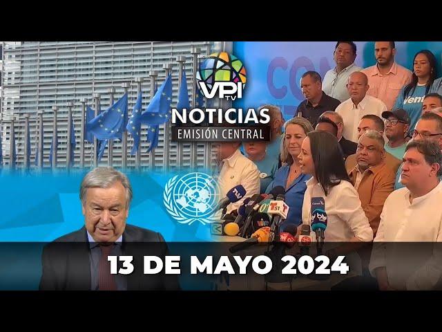 Noticias de Venezuela hoy en Vivo  Lunes 13 de Mayo de 2024 - Emisión Central - Venezuela