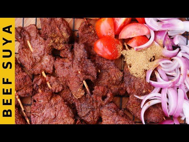 HOW TO MAKE BEEF SUYA | NIGERIAN STREET FOOD