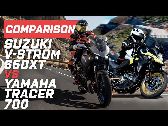 Suzuki vs Yamaha: 2020 Yamaha Tracer 700 vs Suzuki V-Strom 650XT | Visordown.com