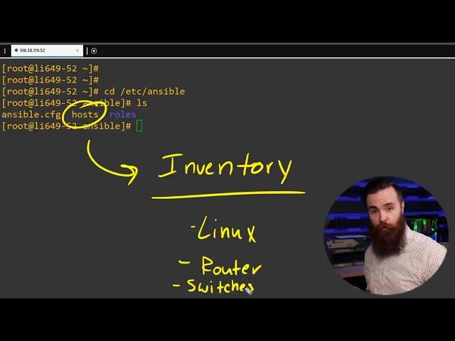 Ansible inventory (the hosts file)