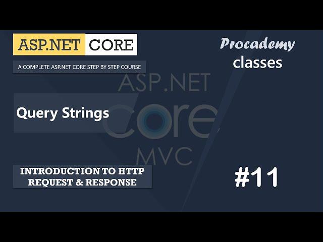 #11 Query Strings | HTTP Request & Response | ASP.NET Core MVC Course