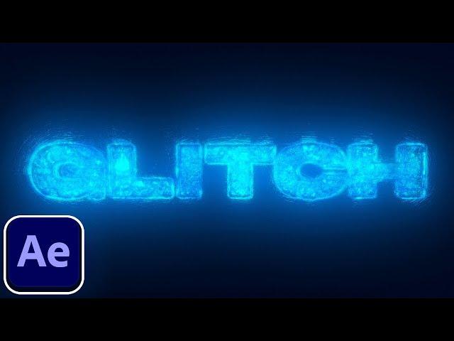 Color Glitch Text - After Effects Tutorial (NO PLUGINS)