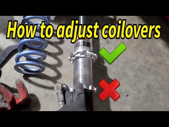 How to Adjust Coilovers the Right Way