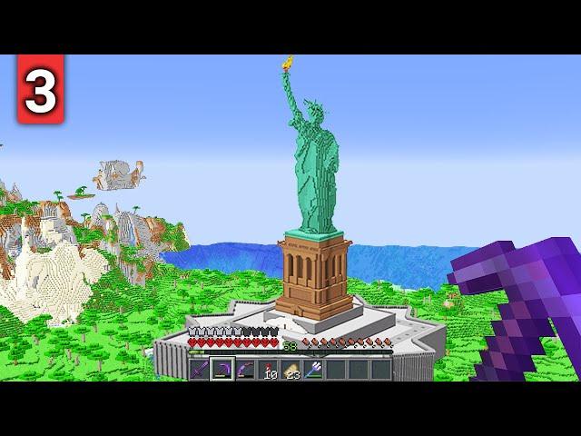 I Built The Statue Of Liberty In Minecraft
