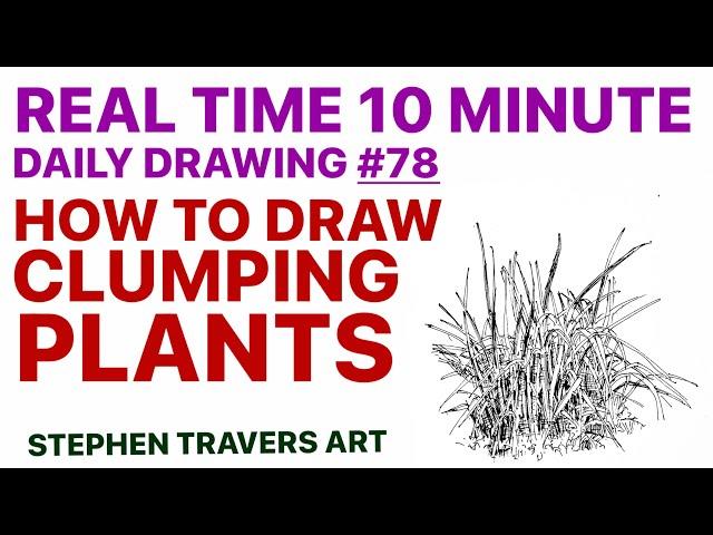 How to Draw Clumping Plants