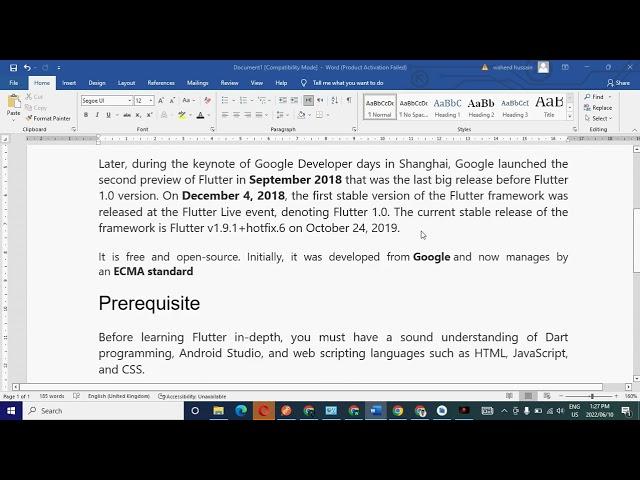 What is flutter? | History of flutter | why flutter support cross platform? part 1.