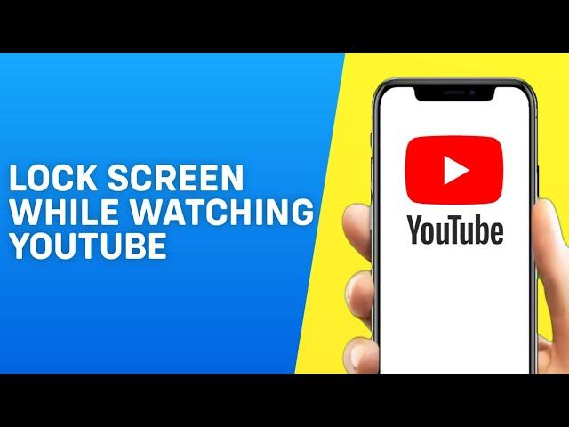 How to Lock Screen While Watching Youtube Videos on Android 2024 - Easy